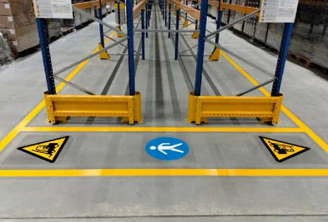 Oznakowanie poziome i pionowe – czy zapewni bezpieczeństwo w magazynie