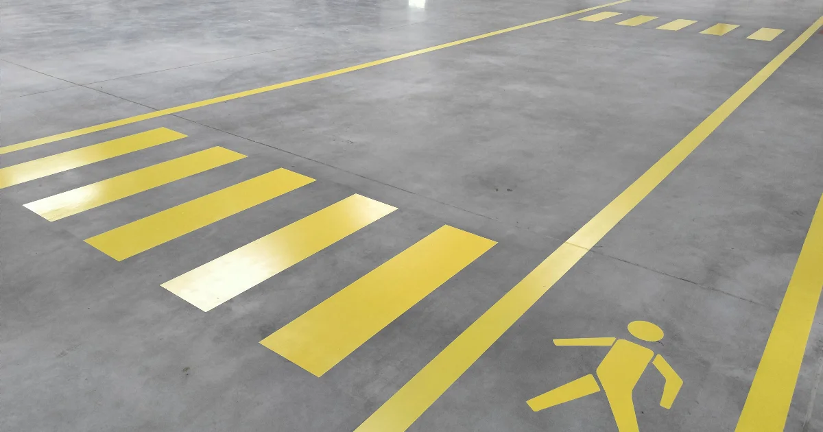 Droga do bezpieczeństwa Oznakowanie poziome Hale produkcyjne i </br>magazynowe 